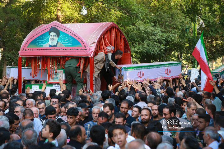 مراسم تشییع سردار شهید مهدی ربانی