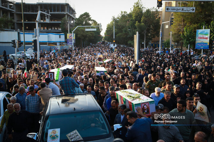 مراسم تشییع سردار شهید مهدی ربانی