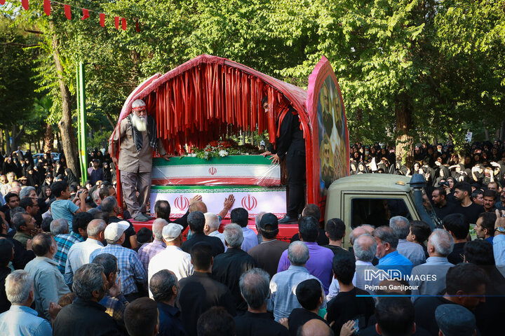 مراسم تشییع سردار شهید مهدی ربانی