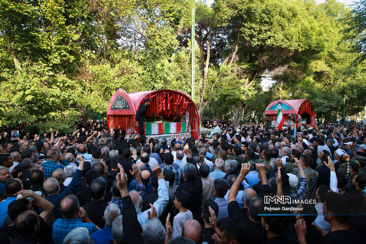 مراسم تشییع سردار شهید مهدی ربانی