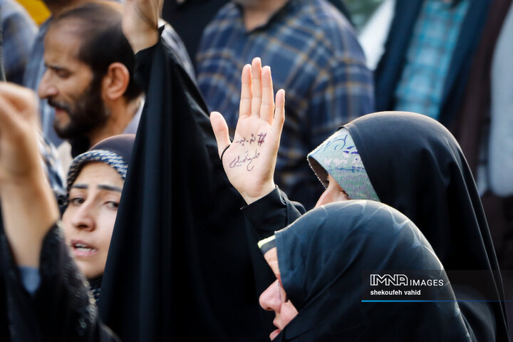 وداع قهرمانانه با سردار شهید مهدی ربانی و شهدای تجاوز رژیم صهیونیستی در اصفهان - 2