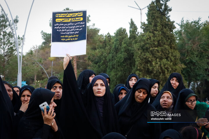 وداع قهرمانانه با سردار شهید مهدی ربانی و شهدای تجاوز رژیم صهیونیستی در اصفهان - 2