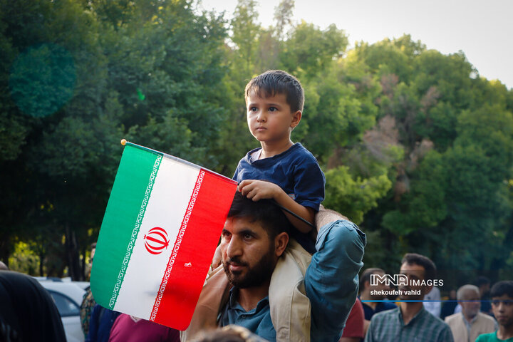 وداع قهرمانانه با سردار شهید مهدی ربانی و شهدای تجاوز رژیم صهیونیستی در اصفهان - 2