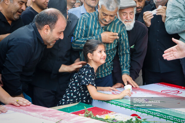 وداع قهرمانانه با سردار شهید مهدی ربانی و شهدای تجاوز رژیم صهیونیستی در اصفهان - 2