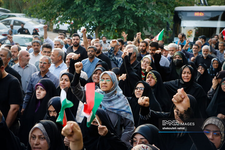 وداع قهرمانانه با سردار شهید مهدی ربانی و شهدای تجاوز رژیم صهیونیستی در اصفهان - 2