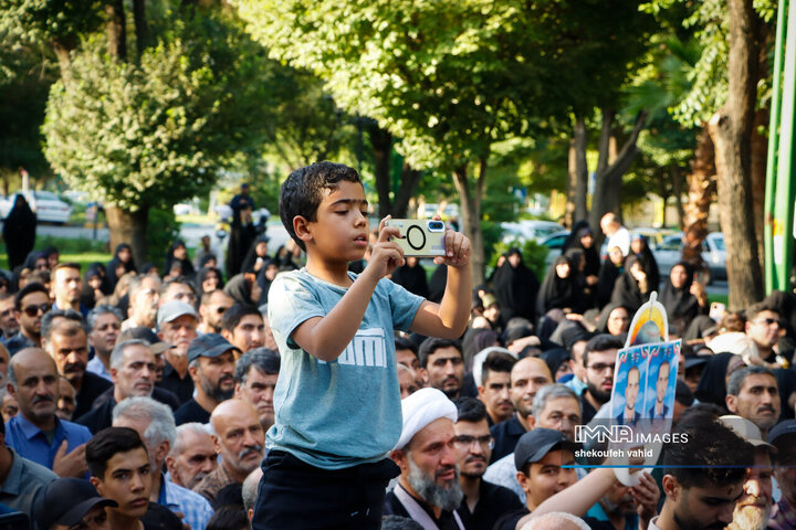 وداع قهرمانانه با سردار شهید مهدی ربانی و شهدای تجاوز رژیم صهیونیستی در اصفهان - 2