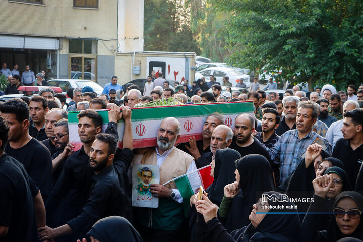 وداع قهرمانانه با سردار شهید مهدی ربانی و شهدای تجاوز رژیم صهیونیستی در اصفهان - 2