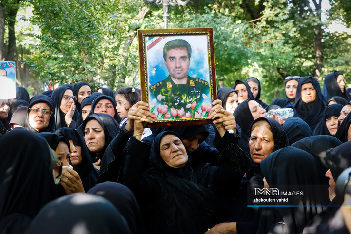 وداع قهرمانانه با سردار شهید مهدی ربانی و شهدای تجاوز رژیم صهیونیستی در اصفهان - 2