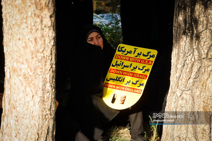 وداع قهرمانانه با سردار شهید مهدی ربانی و شهدای تجاوز رژیم صهیونیستی در اصفهان - 2