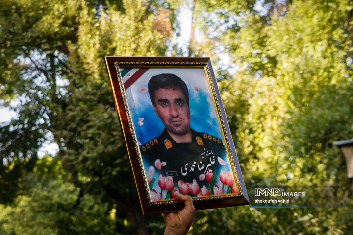 وداع قهرمانانه با سردار شهید مهدی ربانی و شهدای تجاوز رژیم صهیونیستی در اصفهان - 2