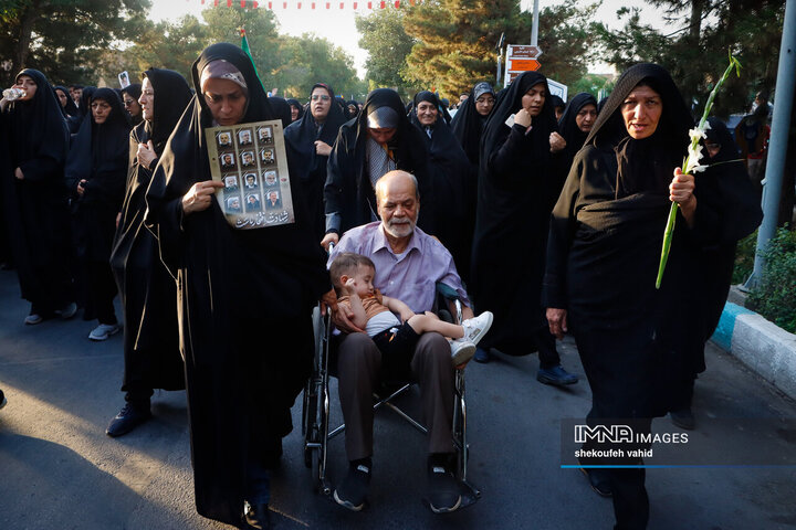 وداع قهرمانانه با سردار شهید مهدی ربانی و شهدای تجاوز رژیم صهیونیستی در اصفهان - 2