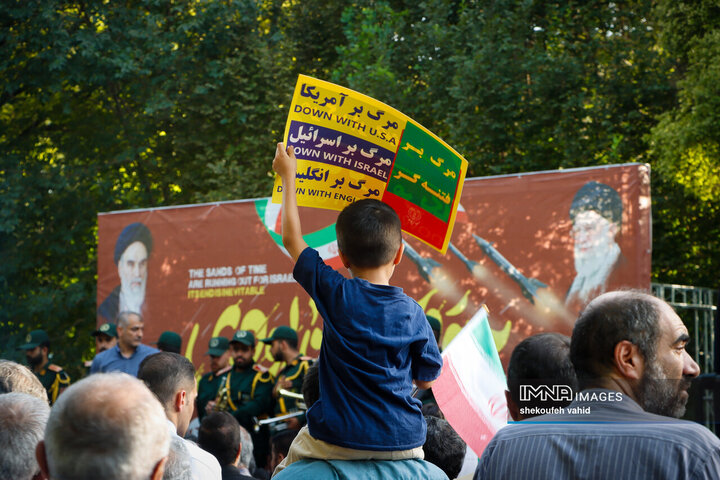 وداع قهرمانانه با سردار شهید مهدی ربانی و شهدای تجاوز رژیم صهیونیستی در اصفهان - 2