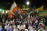 تجمع مردم تبریز در حمایت از پاسخ قاطع ایران به تجاوز امریکا