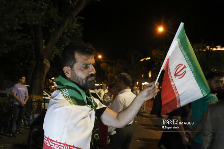 تجمع مردم تبریز در حمایت از پاسخ قاطع ایران به تجاوز امریکا