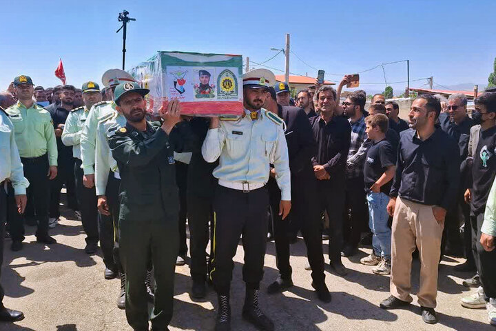 تشییع پیکر پاک شهید عباس پناهی در روستای محمودآباد آبگرم + فیلم