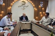 بررسی مسائل ایمنی و ترافیکی پروژه شهید فخری‌زاده با حضور پلیس راهور
