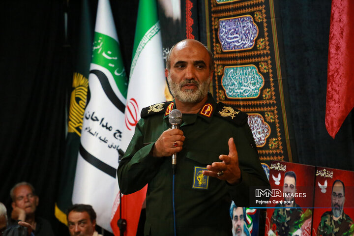 مراسم بزرگداشت 6 مداح شهید تجاوز رژیم منحوس صهیونیستی در اصفهان