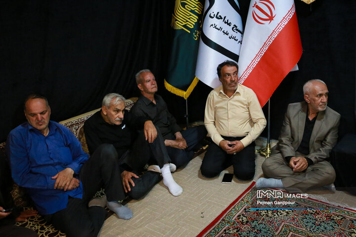 مراسم بزرگداشت 6 مداح شهید تجاوز رژیم منحوس صهیونیستی در اصفهان