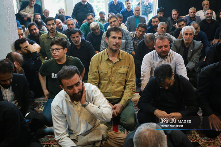 مراسم بزرگداشت 6 مداح شهید تجاوز رژیم منحوس صهیونیستی در اصفهان