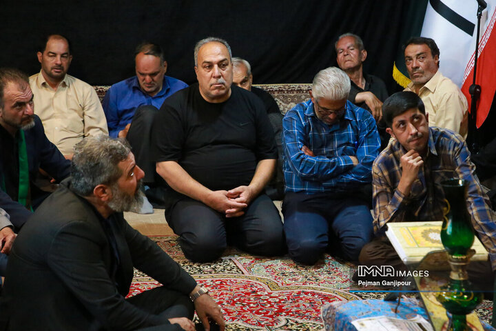 مراسم بزرگداشت 6 مداح شهید تجاوز رژیم منحوس صهیونیستی در اصفهان