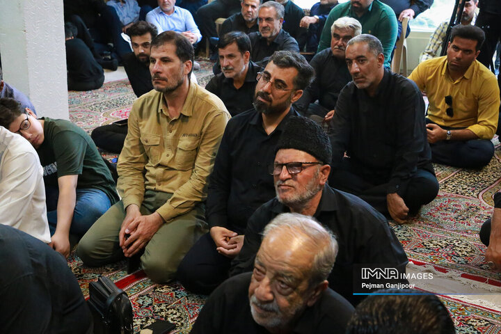 مراسم بزرگداشت 6 مداح شهید تجاوز رژیم منحوس صهیونیستی در اصفهان