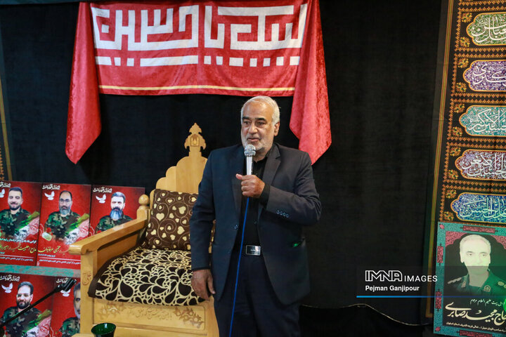 مراسم بزرگداشت 6 مداح شهید تجاوز رژیم منحوس صهیونیستی در اصفهان