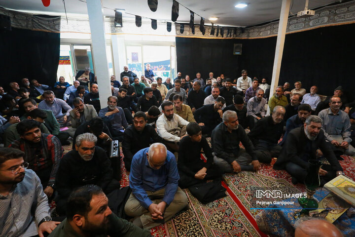 مراسم بزرگداشت 6 مداح شهید تجاوز رژیم منحوس صهیونیستی در اصفهان