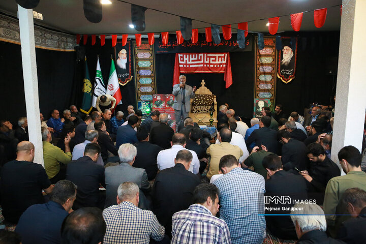 مراسم بزرگداشت 6 مداح شهید تجاوز رژیم منحوس صهیونیستی در اصفهان