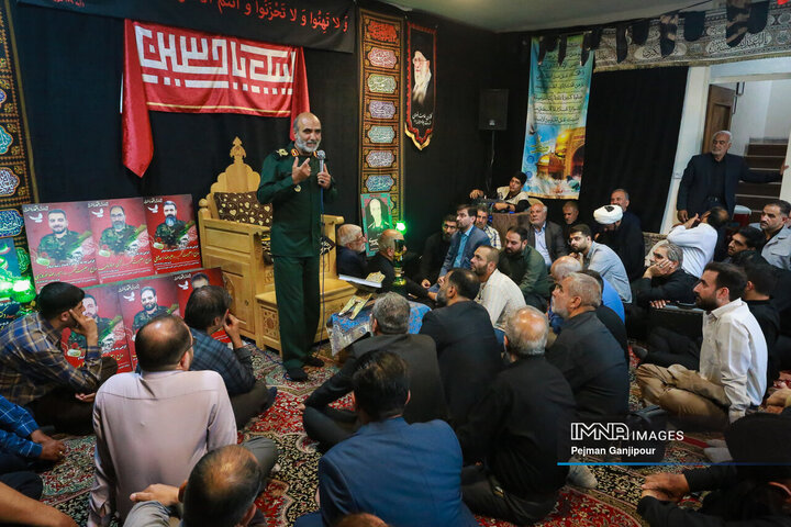 مراسم بزرگداشت 6 مداح شهید تجاوز رژیم منحوس صهیونیستی در اصفهان