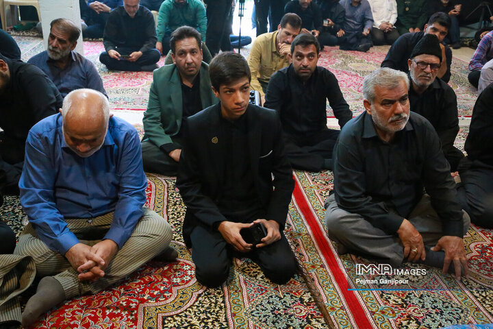 مراسم بزرگداشت 6 مداح شهید تجاوز رژیم منحوس صهیونیستی در اصفهان