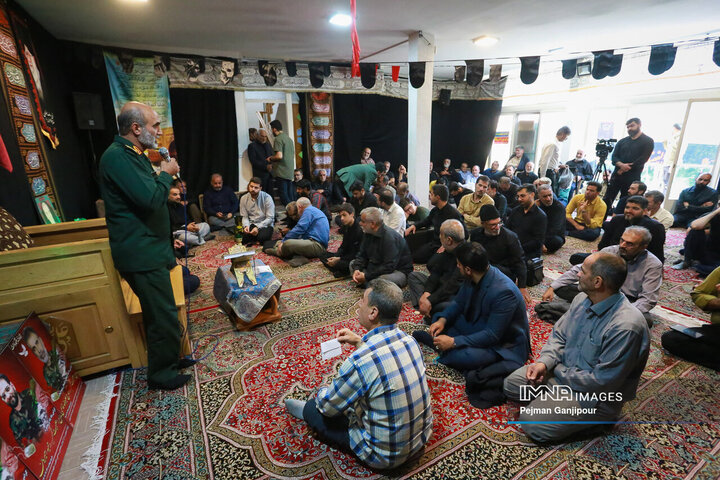 مراسم بزرگداشت 6 مداح شهید تجاوز رژیم منحوس صهیونیستی در اصفهان