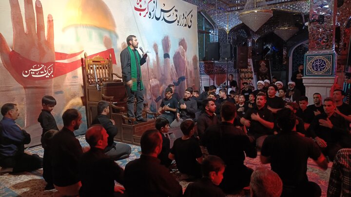 فیلم| رجزخوانی علیه صهیونیست‌ها در هیئت الهادی بجنورد