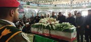 فیلم| پیکر مطهر شهید مدافع وطن، دکتر سید داوود شیروانی در شهرکرد تشییع شد