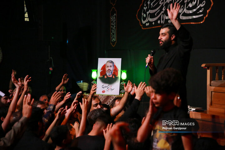 مراسم وداع با سردار شهید میثم رضوان‌پور