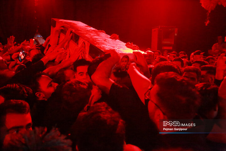 مراسم وداع با سردار شهید میثم رضوان‌پور