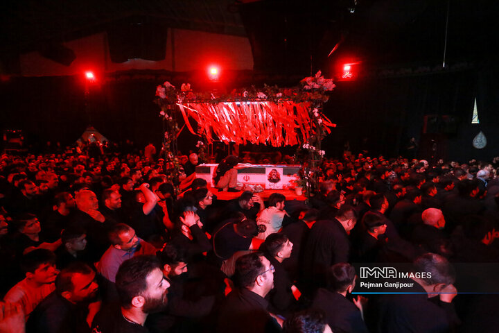 مراسم وداع با سردار شهید میثم رضوان‌پور