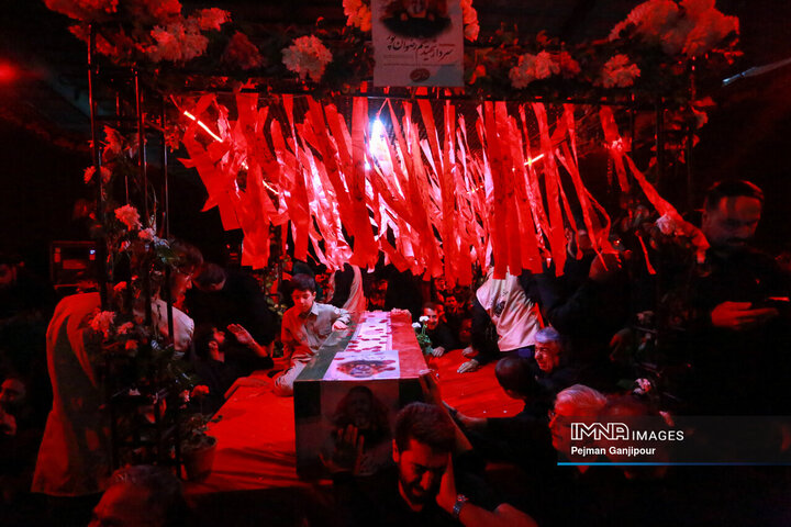 مراسم وداع با سردار شهید میثم رضوان‌پور