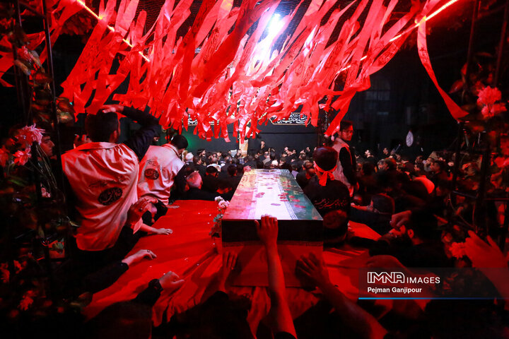 مراسم وداع با سردار شهید میثم رضوان‌پور