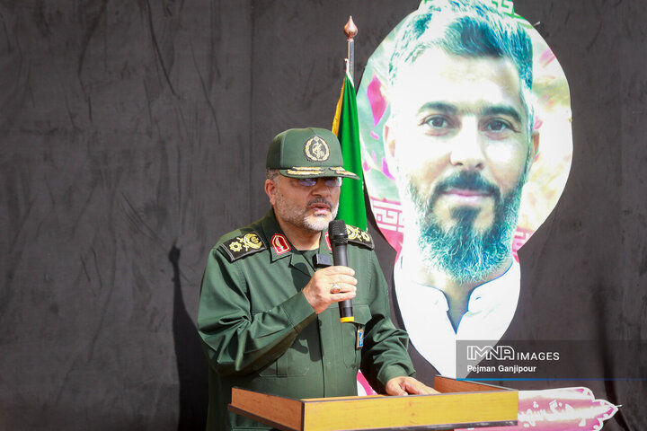 مراسم تشییع سردار شهید میثم رضوان‌پور