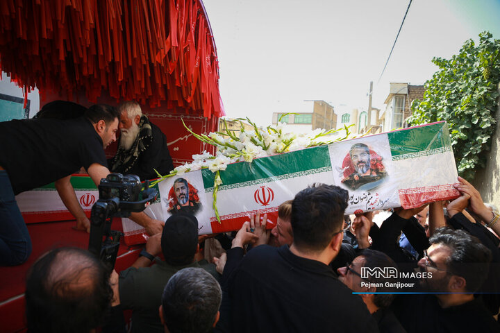 مراسم تشییع سردار شهید میثم رضوان‌پور