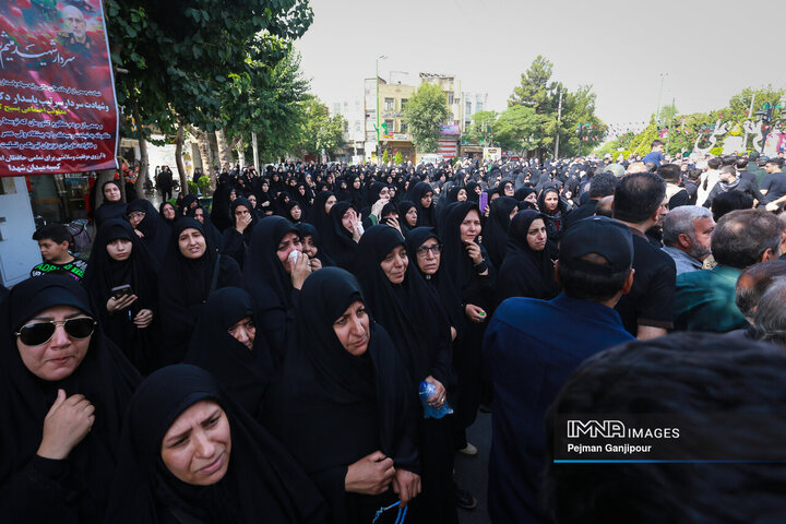 مراسم تشییع سردار شهید میثم رضوان‌پور