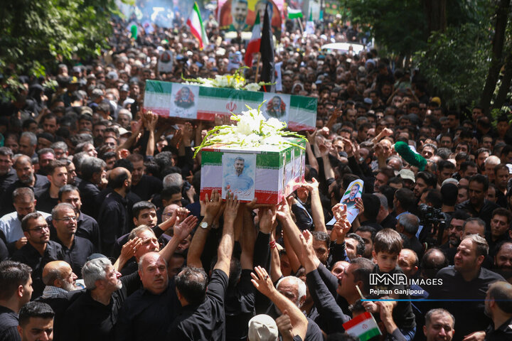 مراسم تشییع سردار شهید میثم رضوان‌پور