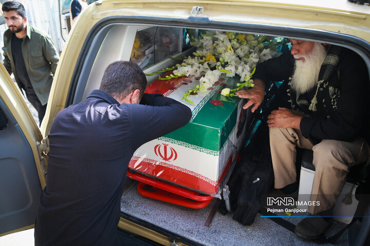 مراسم تشییع سردار شهید میثم رضوان‌پور