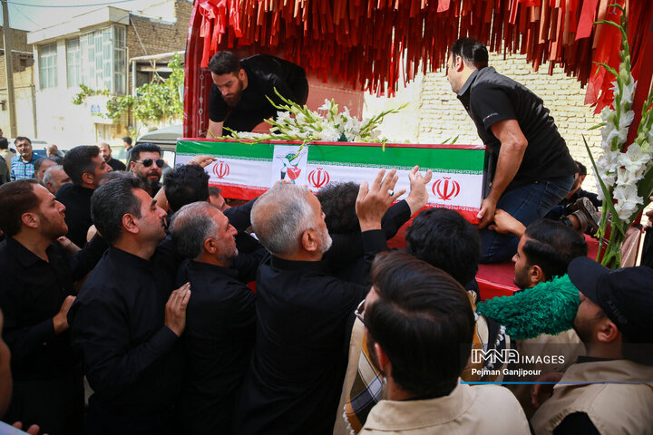 مراسم تشییع سردار شهید میثم رضوان‌پور