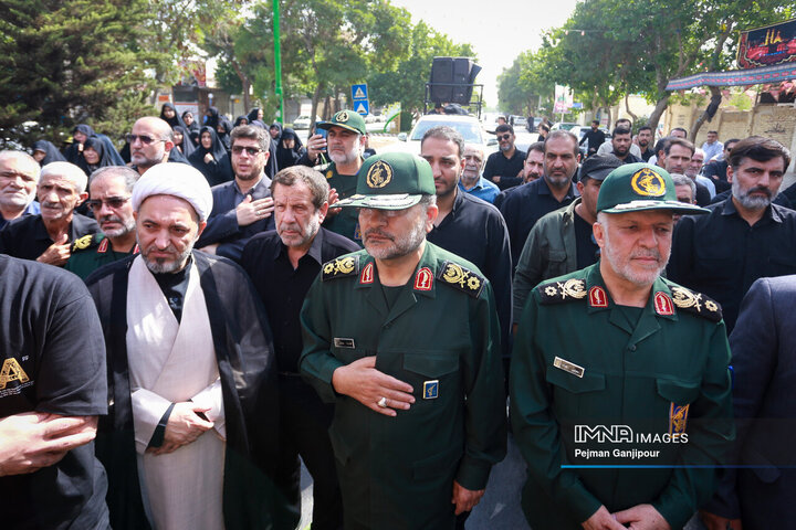 مراسم تشییع سردار شهید میثم رضوان‌پور