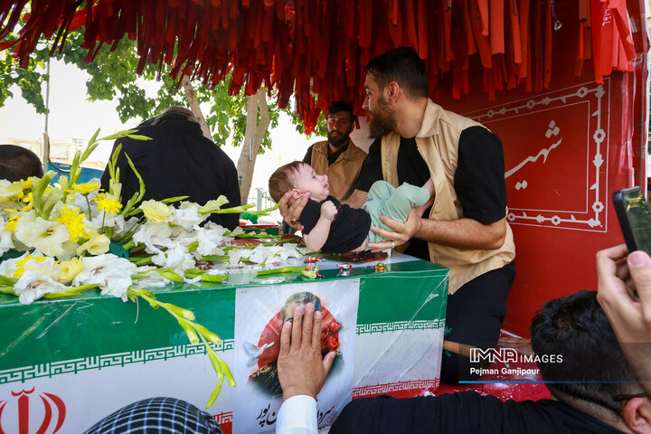 مراسم تشییع سردار شهید میثم رضوان‌پور