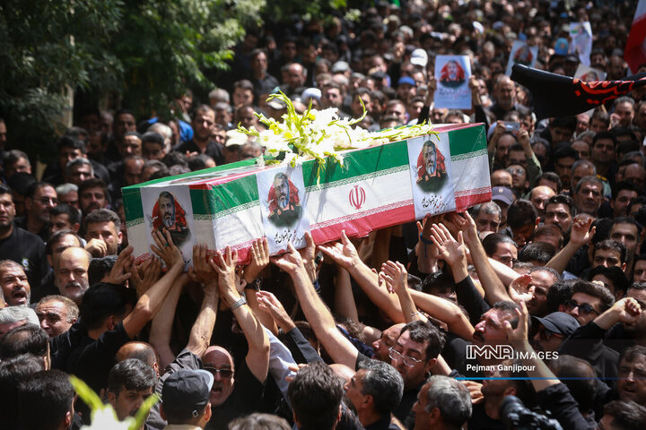 مراسم تشییع سردار شهید میثم رضوان‌پور