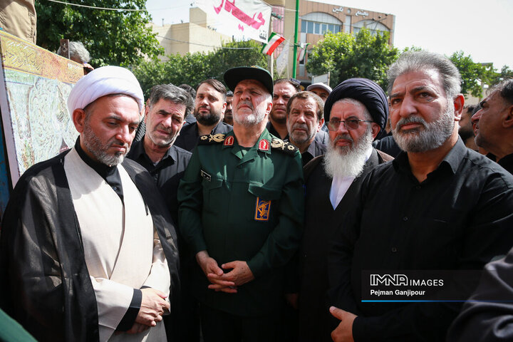 مراسم تشییع سردار شهید میثم رضوان‌پور