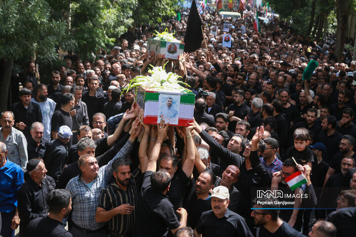 مراسم تشییع سردار شهید میثم رضوان‌پور