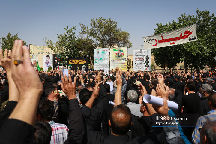 مراسم تشییع سردار شهید میثم رضوان‌پور